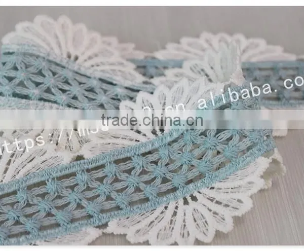 Hot Selling 7cm Width 2 Colors Embroidery Trims for Curtains Wholesale photo-4