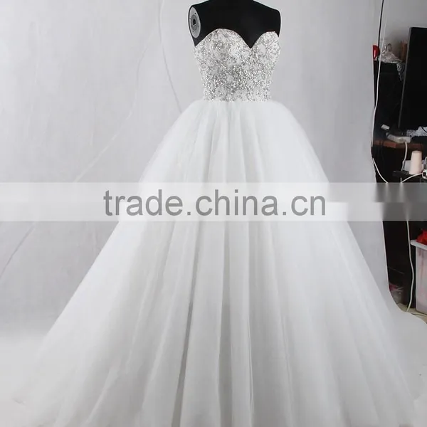 RSW909 China Crystal Beads For Wedding Factory Dresses Ball Gown photo-5