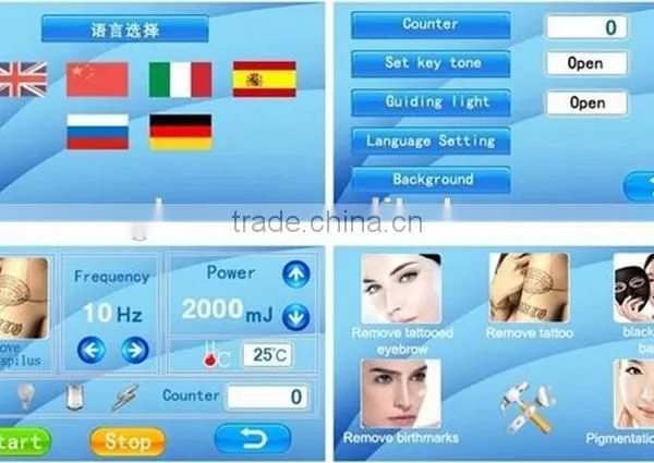 SQ-3 Q Best Selling Products Portable nd Yag Remove Tattoo Laser/ Home Laser Skin Tightening/ at Home Skin Tightening Machine photo-5
