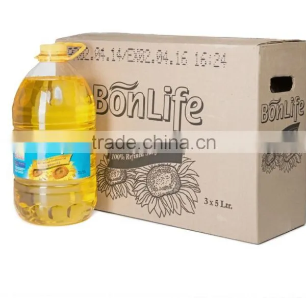 High-Oleic Sunflower Oil for Deep-frying in 5L PET Bottles