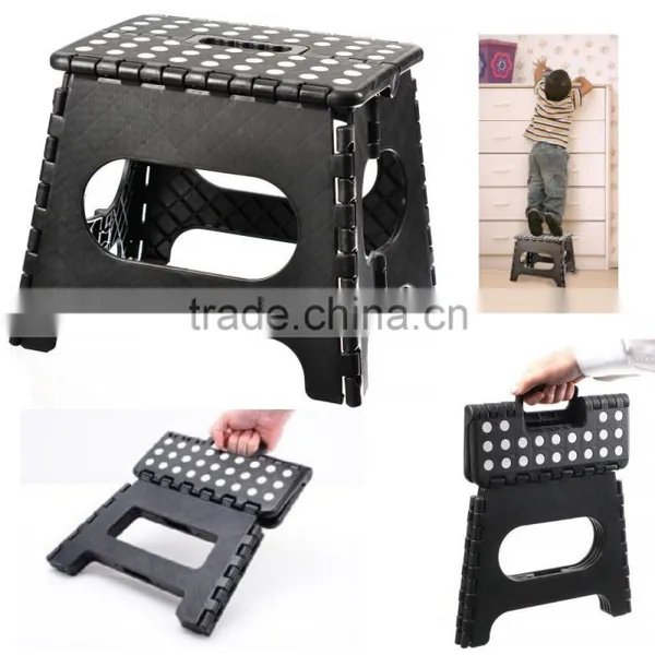11'' Folding Step Stool Plastic Heavy Duty Foldable Non Slip Grip Home Office Kitchen photo-2