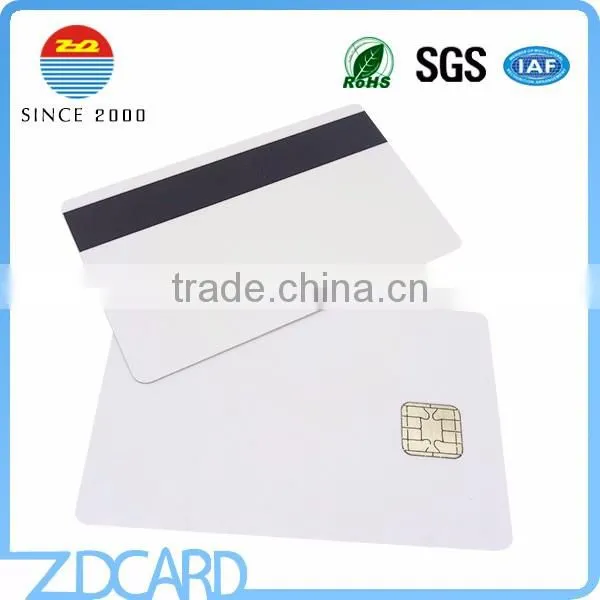 White Java Dual Interface CPU Smart Card photo-3
