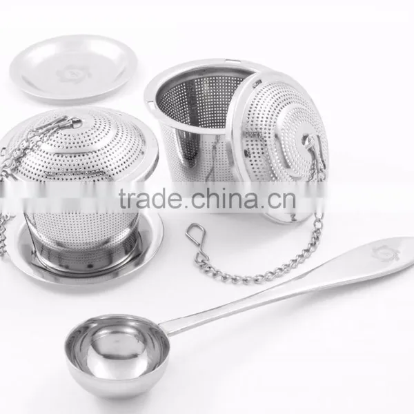 Food Grade Stainless Steel Baske Perfect Strainer for Loose Leaf Tea photo-2