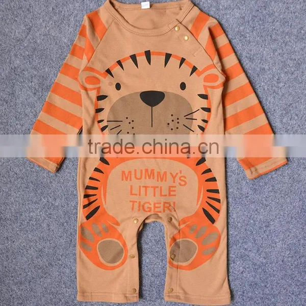 Newborn Cartoon Baby Rompers Orangic Clothes Bodysuit Jumpsuit for 0-18M photo-3