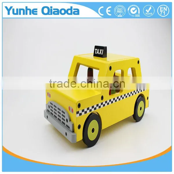 Wooden Wheels Natural Beech Wood Taxi Cab by Imagination Generation photo-3