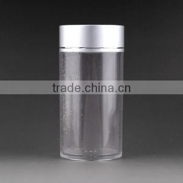 150ML Transparent PET Plastic /pill Bottle /capsule Bottle/vitamin Bottle /round Bottle/comestic With Silver Screw Cap