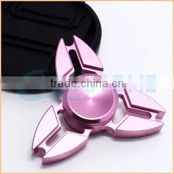 2017 New Tri-Spinner Fidgets Toys Copper Triangle Finger Gyro photo-2