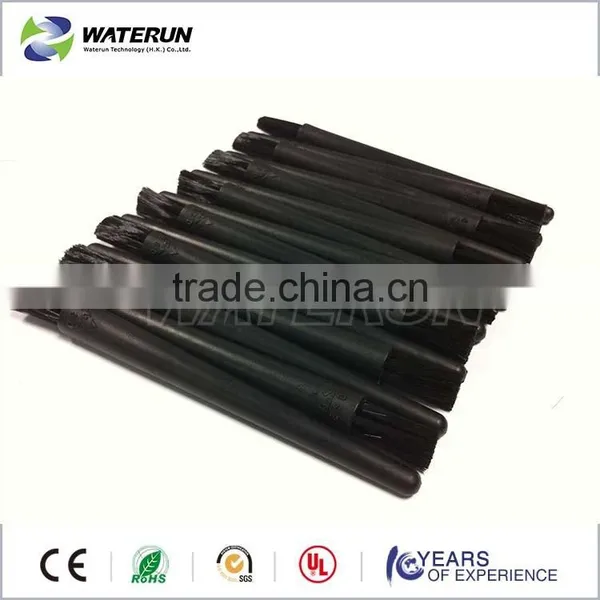 Industrial Black Antistatic Cleaning Plastic Fiber Brush With Plastic Handle photo-3