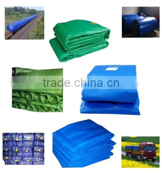 Raincoat Heavy Duty pe Tarpaulin With Blue/green Reinforced Corner photo-2