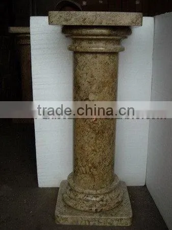 NEW FOSSIL MARBLE PEDESTAL photo-4