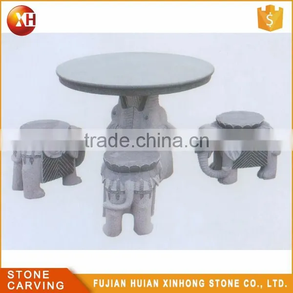 Customized Size Hand Carve Polish Marble Coffee Granite Table photo-5