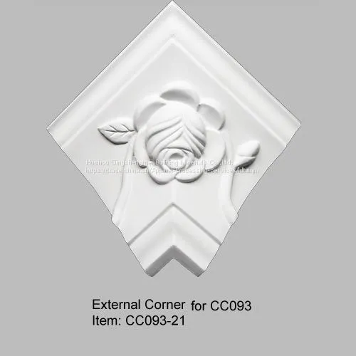 Crown Molding Trim With Rose Design photo-5