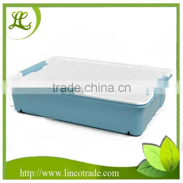 Plastic Storage Box With Lock And Wheel photo-2