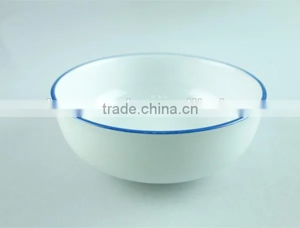 Ceramic Dinnerware Set With Blue Edge With Cheap Price in Stock photo-5