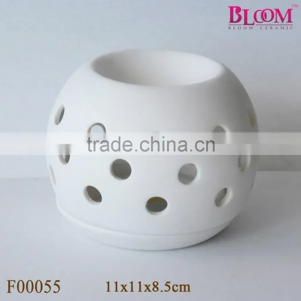 White Ceramic Tea Light Holder,ceramic Oil Burner photo-6