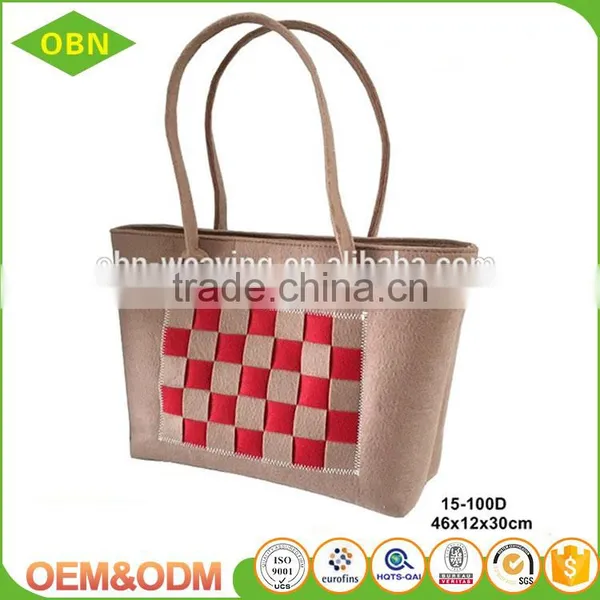 Wholesale China Direct Sale Promotional Custom Striped Paper Straw Tote Beach Bag photo-4