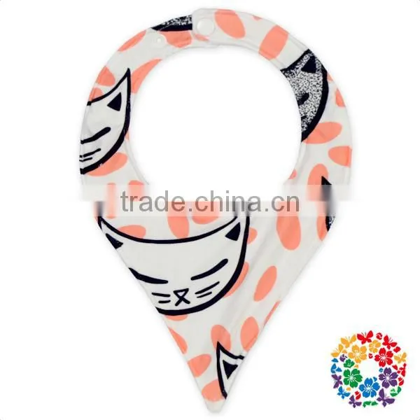 Baby Unisex Animal And Fruit Print Drooling And Teething Baby Bibs Triangle photo-4