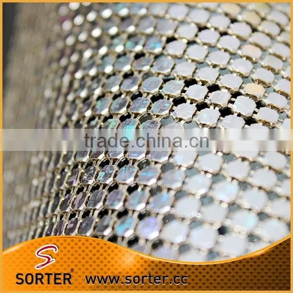 Aluminum Sequin Fabric For Shower Curtains Home Decoration Items photo-4