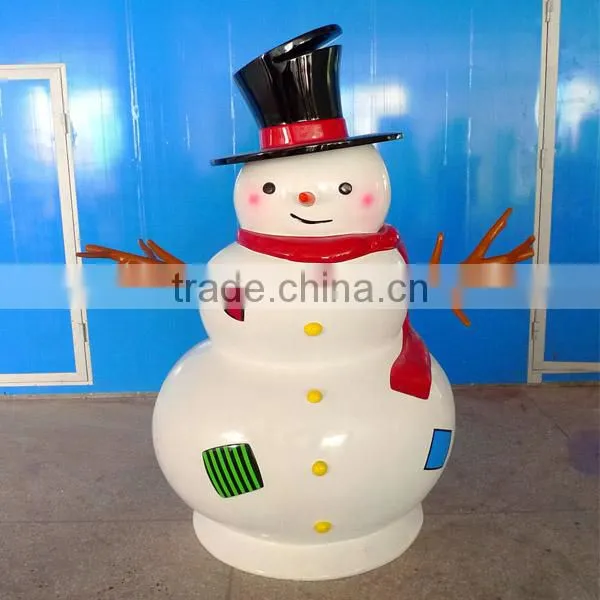 Wholesale Promotion Resin Craft Fiberglass Christmas Garden Statue Decorations photo-3