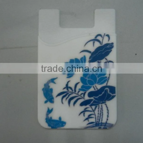 Promotion Gift Fashion Phone Silicone Mini Wallet With Color Printing photo-3