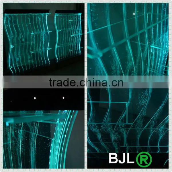 S Shape Lighting Decorative Acrylic Led Water Bubble Showroom Display Shelf photo-6