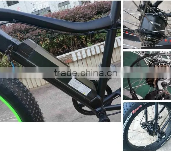 26*4.0 Tire 48V Fat Tire Electric Bike With CE Certification photo-5