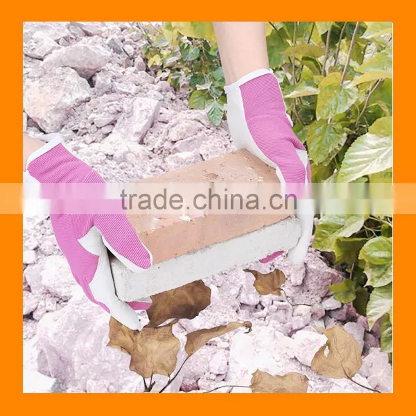 Comfortable Fit Pink Ladies Gardening Gloves Lawn and Garden Gloves For All Yard Work photo-3