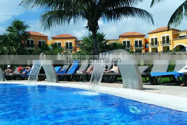 Garden Stainless Steel Waterfall in Massage Pool Spa Pool photo-2
