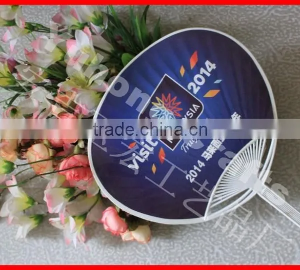 ECO-friendly pp Paper Fan With Long Handle photo-3
