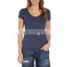 100% Cotton 160gsm, Women's T-shirt , V-neck photo-2