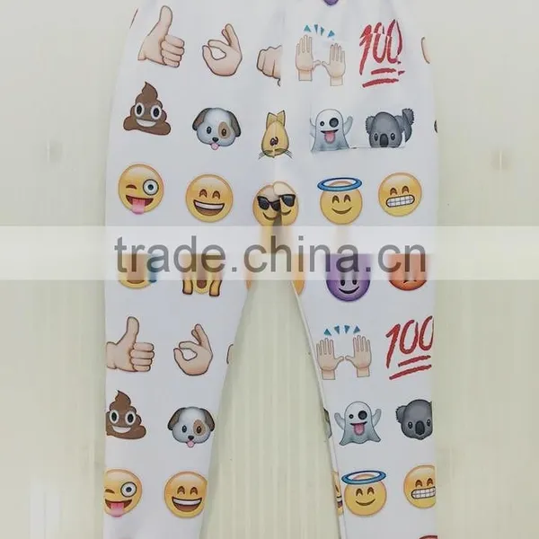 Fashion Popular Custom Printed Men Emoji Jogger Pants photo-2