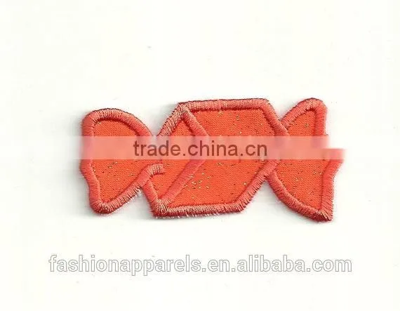 Custom High Quality Embroidered Creative Food Patch for Clothes Embroidery Patch Made in China Choose Size/color photo-6