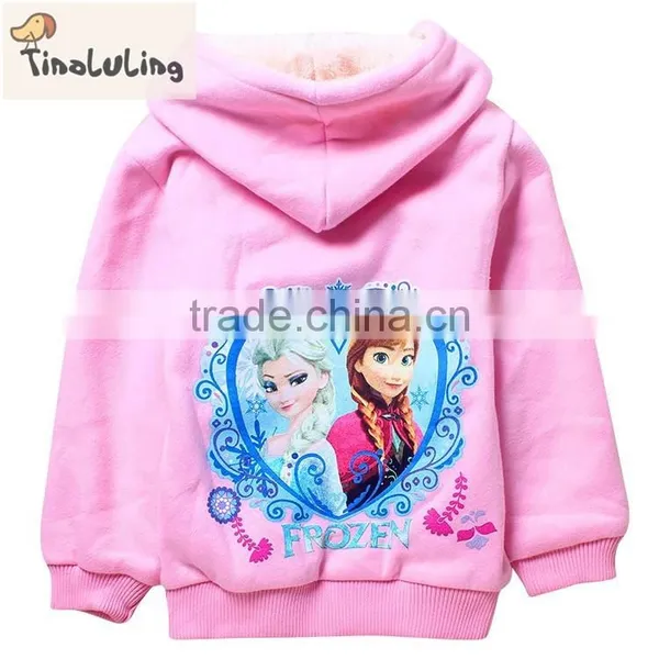 2015 New Winter Girl's Winter Cotton Colar Fleece Jackets,Kids Coats,Children's Outwear photo-2