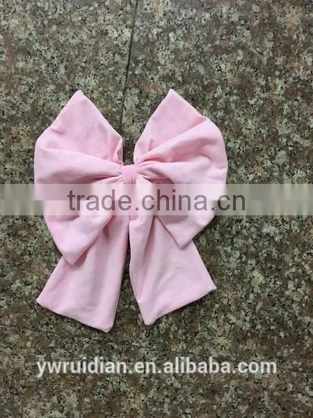 Girls and Doll Bow Hairwear Persnickety Remake Cotton Bowknot Baby Girl Headbands Children Cotton Hairband Wholesale 2016 photo-6