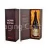 Modern Luxury Red Rectangle Cardboard Wooden Wine Set