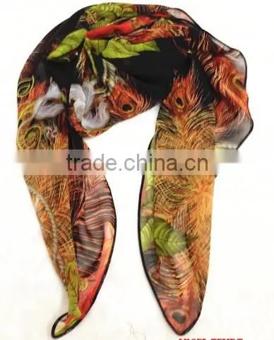 PRINTED POLYESTER SCARF photo-4