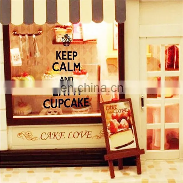 'Keep Calm and Eat a Cupcake' Dining Room Multifunctional Kids Wall Stickers photo-2