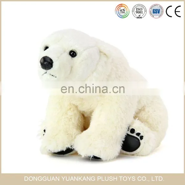 White Plush Polar Teddy Bear Toy photo-2