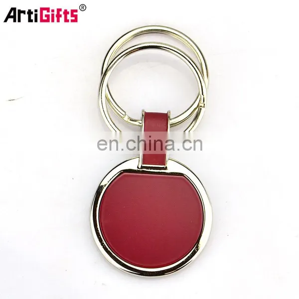 Personalized Manufacturers Made Cheap Wholesale Bulk Fashion Metal Custom Car Brand Logo Leather Keychain photo-3