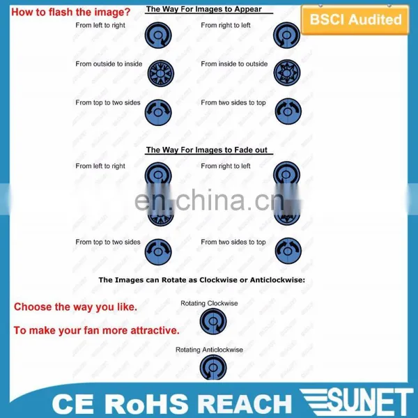 2018 New Products Promotion Product Novelty LED Flashing Spanish Fan Manufacturer photo-5