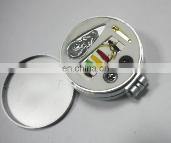 Round Foldable Hair Brush With Mirror And Sewing Kit Set With Available Color Provided photo-3