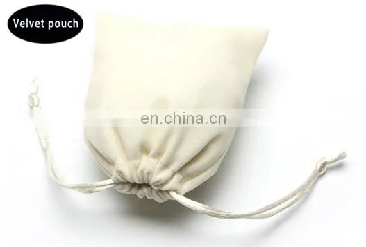 Shenzhen Factory Supply Custom Logo Black Velvet Drastring Bag photo-4