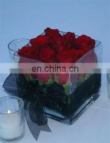 Wholesale Acrylic Clear Flower Stand Plexiglass Acrylic Vase photo-2