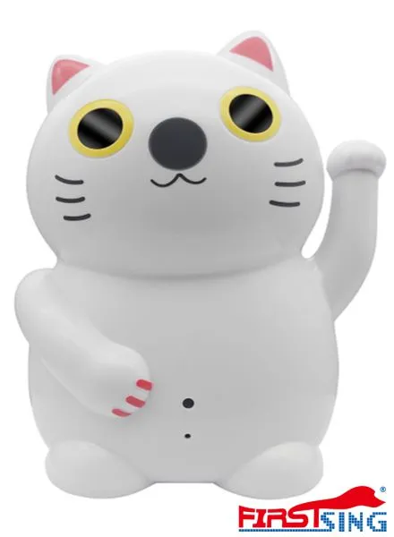 Firstsing Lucky Cat Wifi IP Camera 1080P HD 5000mah Battery Wireless Security Camera With IR Night Vision Two Way Audio