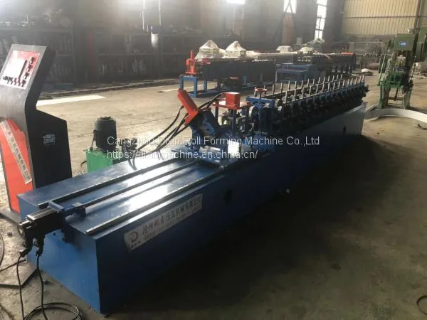 Metal Furring Keel Channel House Structure Roll Forming Machine With Punching Hole photo-5