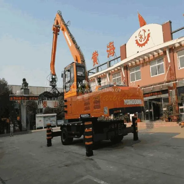 40 Ton Hydraulic Wheel Excavator With Grapple/Log Grab photo-3