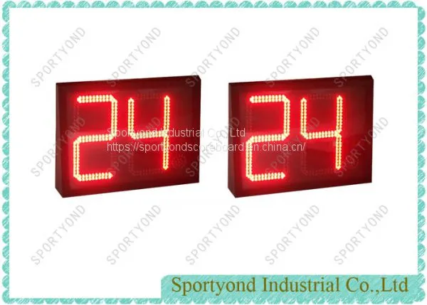 Basketball Shot Clock 24 Seconds and 14 Seconds LED Digital Dsiplay