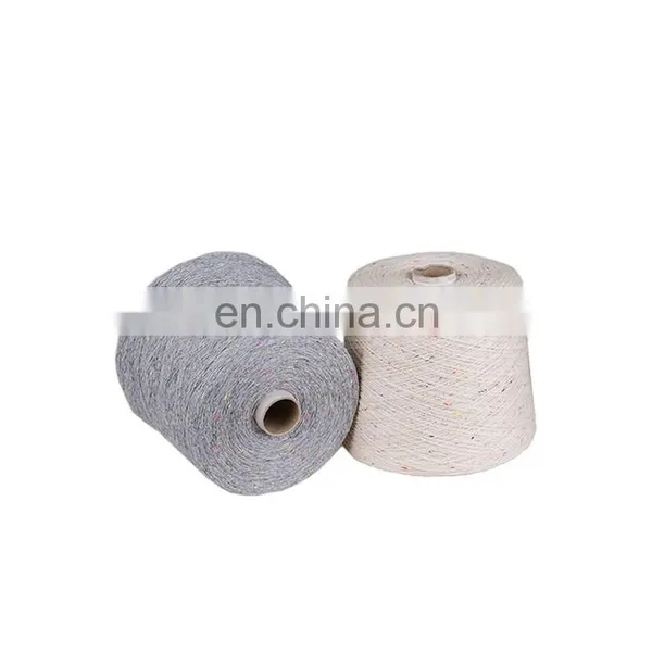 Nep Yarn 10% Wool 10% Cotton 25% Nylon 55% Acrylic Thick Wool Blended Yarn for Knitting photo-2