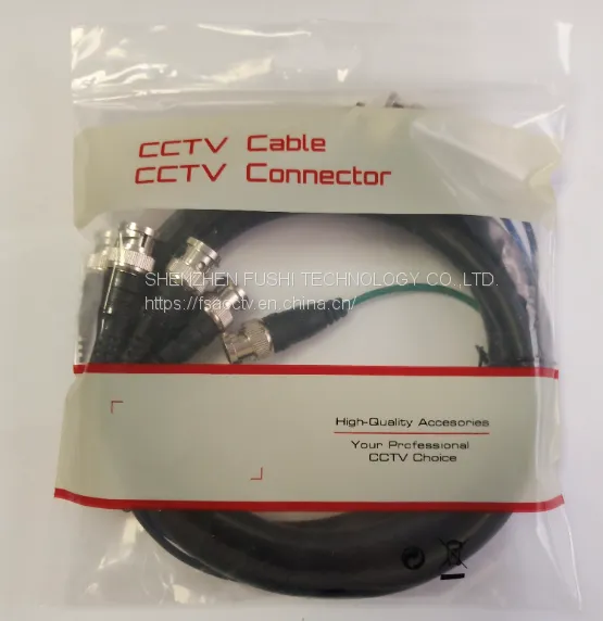 Mini RG59 Cable 4 BNC Male to 4 BNC Male Professional Audio Video Cable for CCTV System photo-4