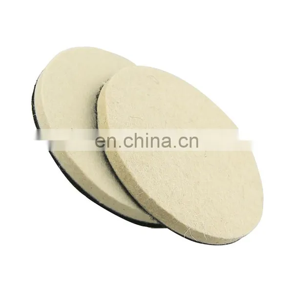 Car Polishing Pads Wool Compunding Pads 3inch With Backing photo-6